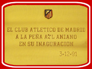 Documentos: Placa del Club At. Madrid